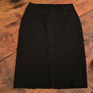 Black pencil skirt